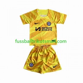 Fußballtrikots Chelsea Torwart Kinder 2023-2024 Kurzarm Heimtrikotsatz kaufen